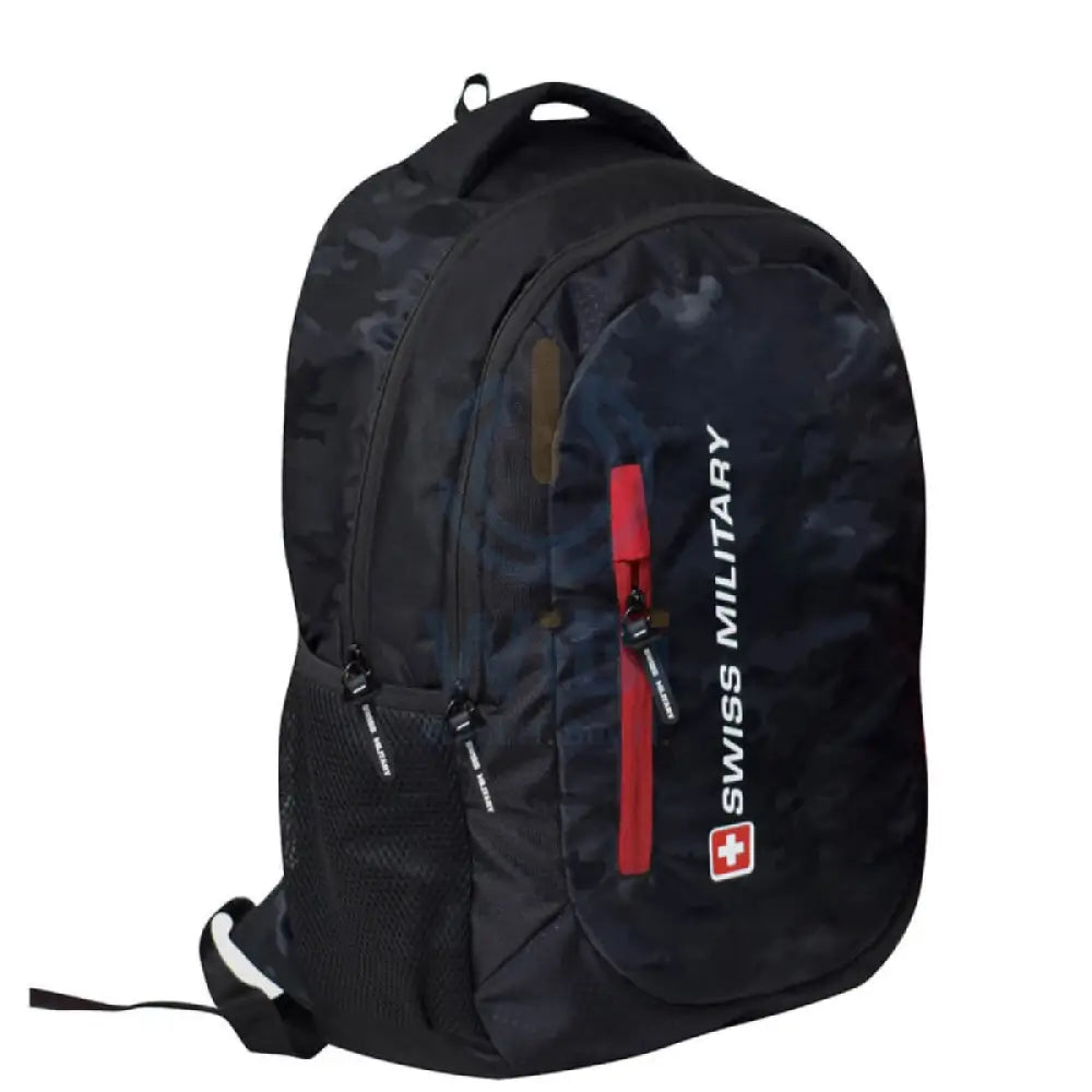 Swiss Military Sling Arrow Backpack - Black/Camo Accessories > Bag