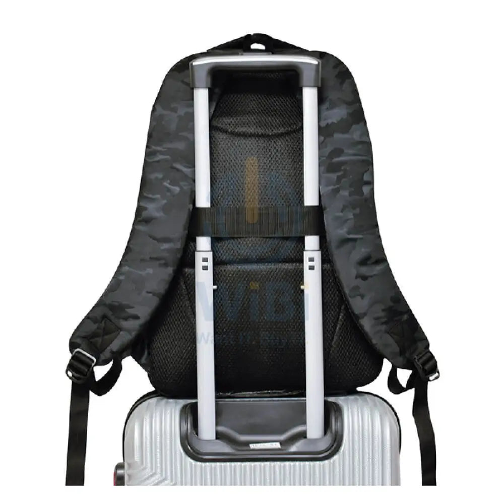 Swiss Military Sling Arrow Backpack - Black/Camo Accessories > Bag
