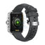 Swiss Military Smart Watch With Silver Frame and Grey Silicon Strap Smart Watches