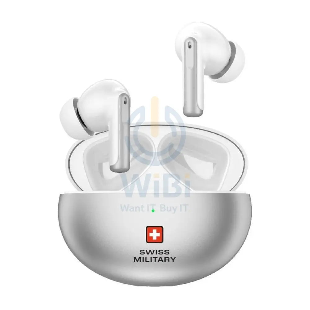 Swiss Military Victor 3 Earbuds - ANC / Wireless / Silver Accessories > Audio > Headphones