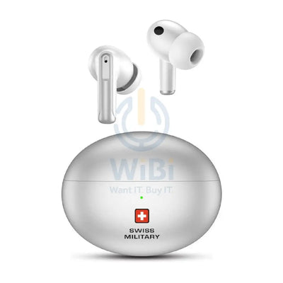 Swiss Military Victor 3 Earbuds - ANC / Wireless / Silver Accessories > Audio > Headphones