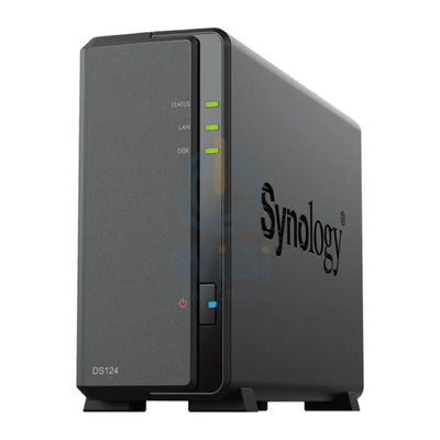 Synology DiskStation DS124 - SATA / 1-Bays / USB / LAN / Desktop Storage > NAS Storage