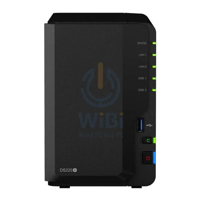 Synology DiskStation DS220+ - 12TB / 2x 6TB / SATA / 2-Bays / USB / LAN / Desktop
