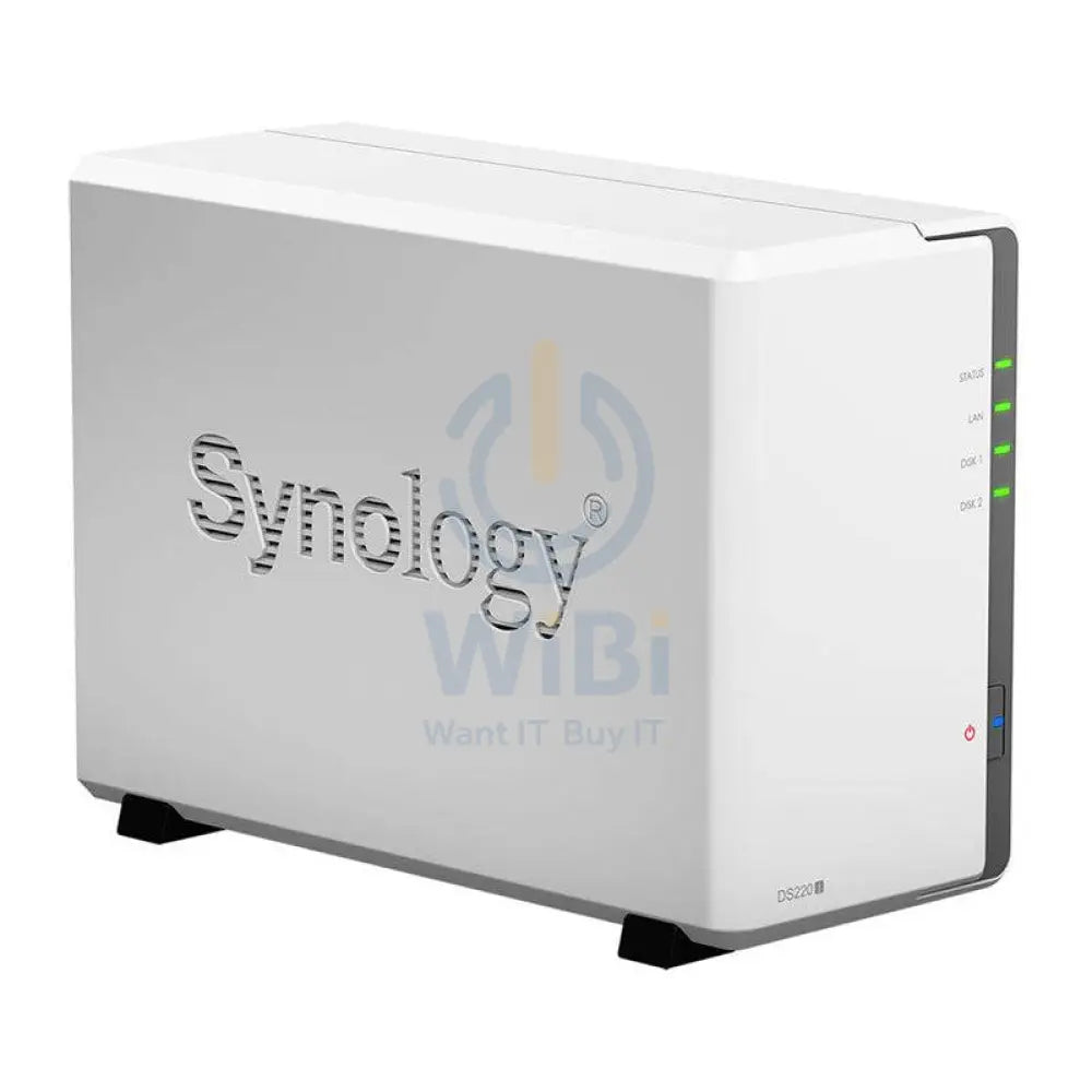 Synology DiskStation DS220J - 4TB / 2x 2TB / SATA / 2-Bays / USB / LAN / Desktop