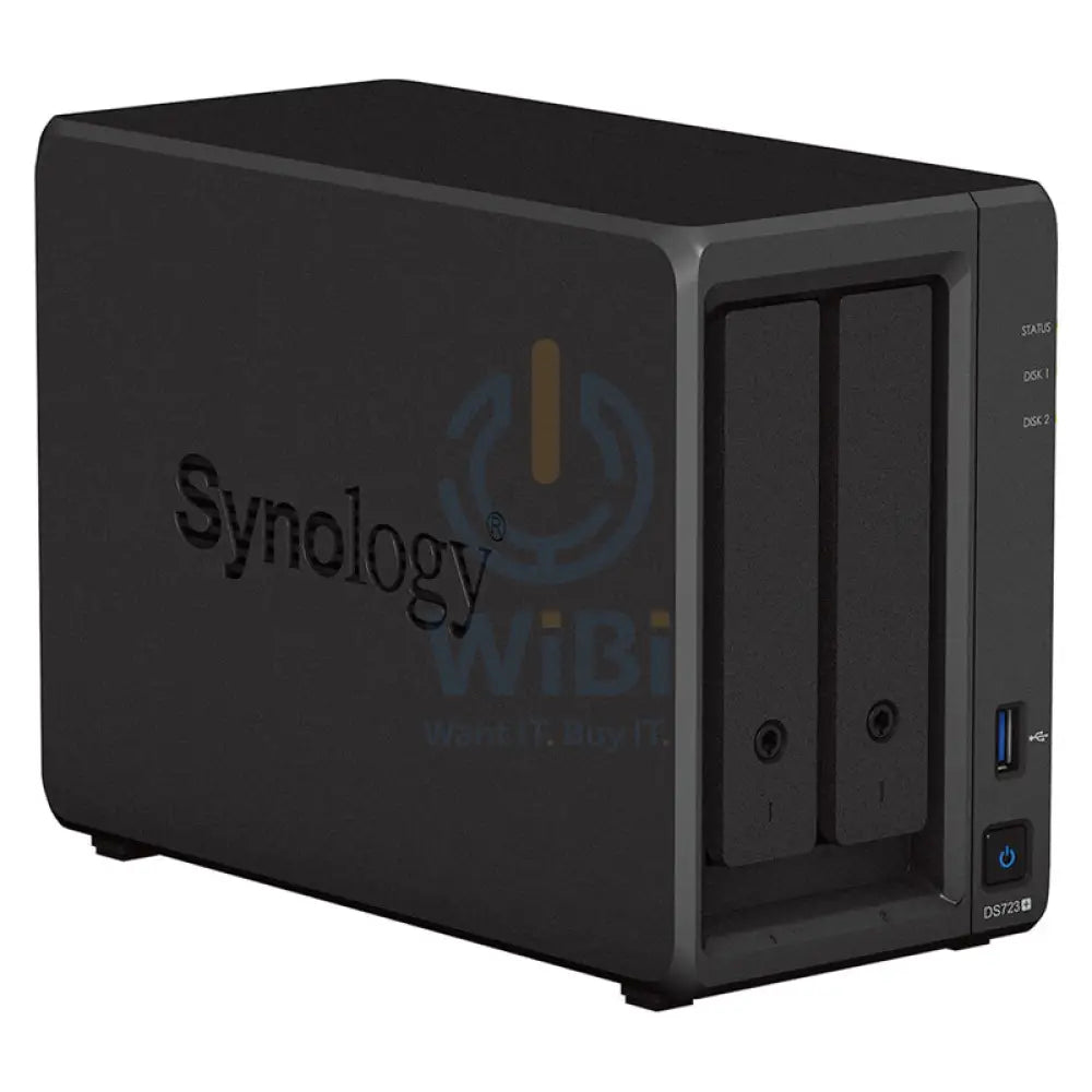 Synology DiskStation DS723 + - 16TB / 2x 8TB / SATA / 2-Bays / USB / LAN / eSATA / Desktop Storage > NAS Storage