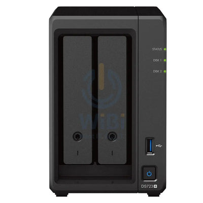 Synology DiskStation DS723 + - 32TB / 2x 16TB / SATA / 2-Bays / USB / LAN / eSATA / Desktop Storage > NAS Storage