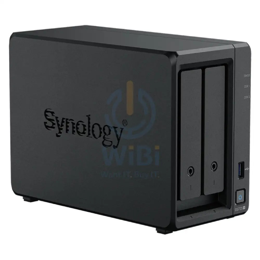 Synology DiskStation DS725+ - SATA / 2-Bays / NVMe / USB / USB Type-C / LAN / Desktop Storage > NAS Storage