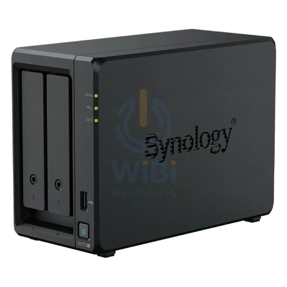 Synology DiskStation DS725+ - SATA / 2-Bays / NVMe / USB / USB Type-C / LAN / Desktop Storage > NAS Storage