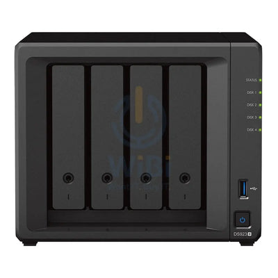 Synology DiskStation DS923 + - 64TB / 4x 16TB / SATA / 4-Bays / USB / LAN / eSATA / Desktop Storage > NAS Storage