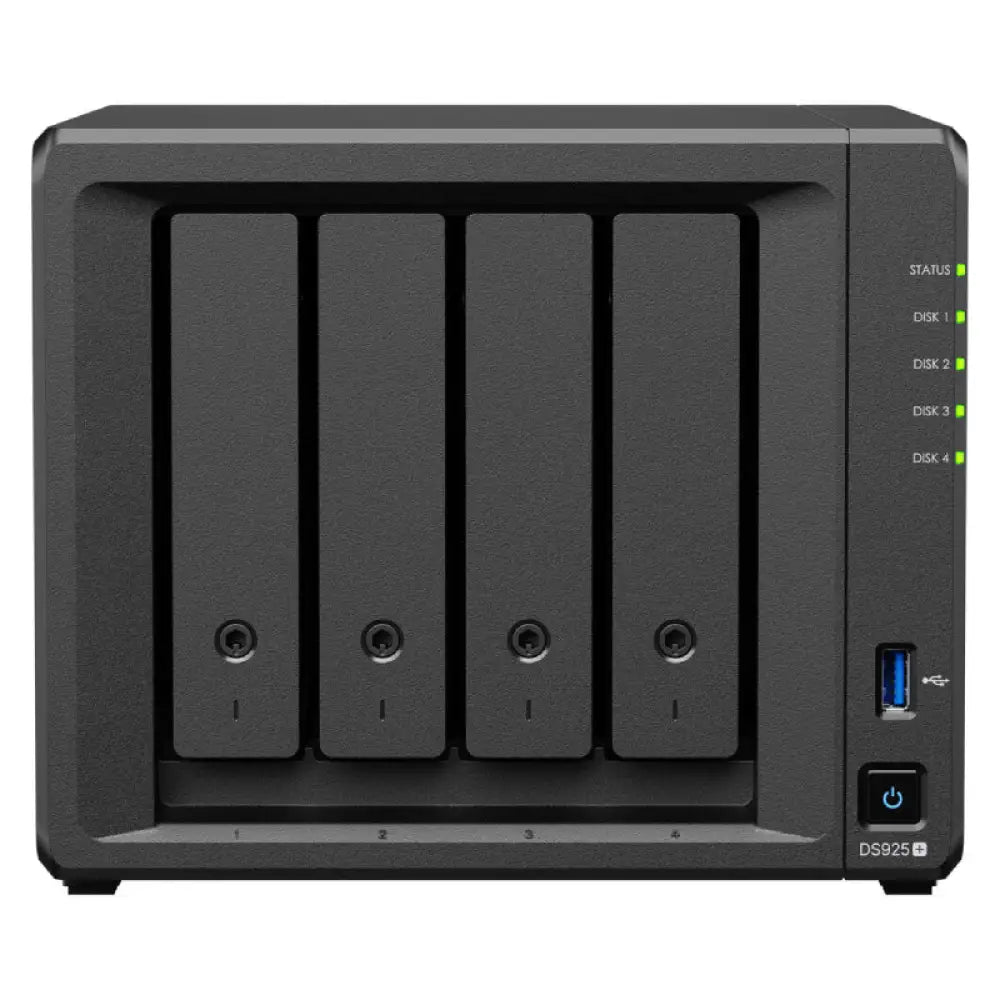 Synology DiskStation DS925 + - SATA / M.2 NVMe / 4-Bays / USB / LAN / Desktop Storage > NAS Storage
