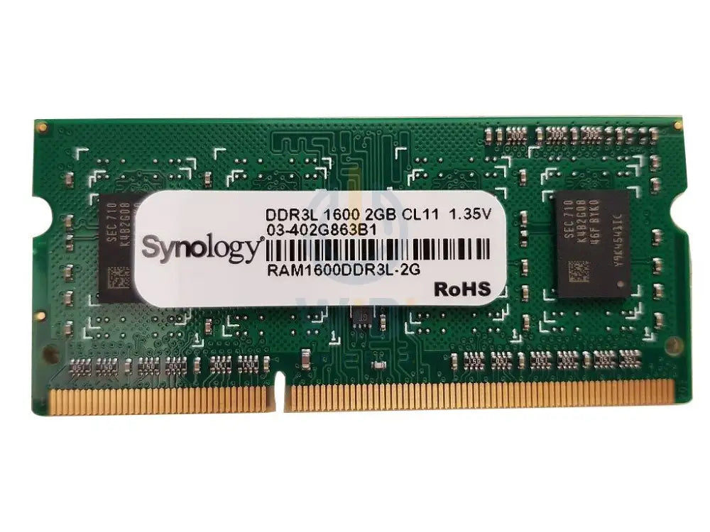 سينولوجي ناس ذاكرة - 2 جيجابايت / DDR3L / 1600 ميجاهرتز / وحدة ذاكرة ناس