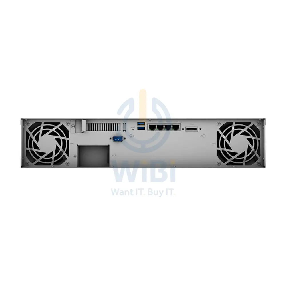 سينولوجي راك ستيشن RS1221 + - 32 تيرابايت / 4x 8 تيرابايت / ساتا / 8 - 8 خلجان / يو اس بي  شبكة محلية / eSATA / حامل (2U) تخزين