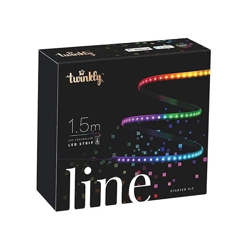 Twinkly Line 90 LED RGB Starter Black Wire Plug - 1.5m Starter Kit