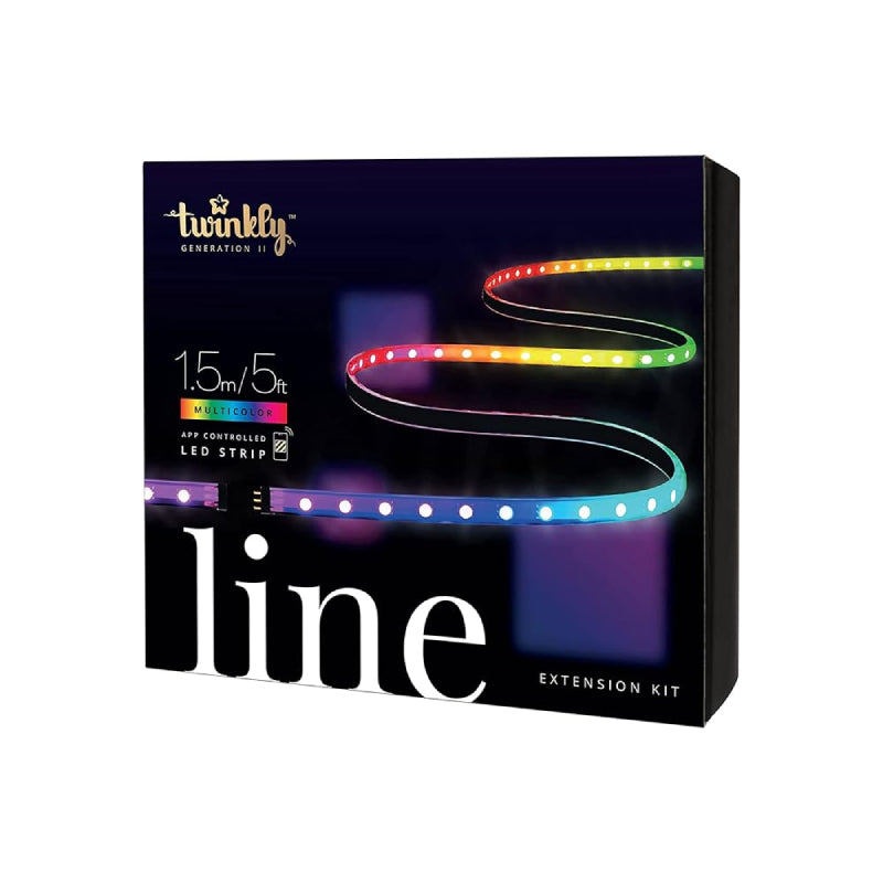 Twinkly Line 90 LED RGB Extension Black Wire - 1.5m / 5ft Extension Kit