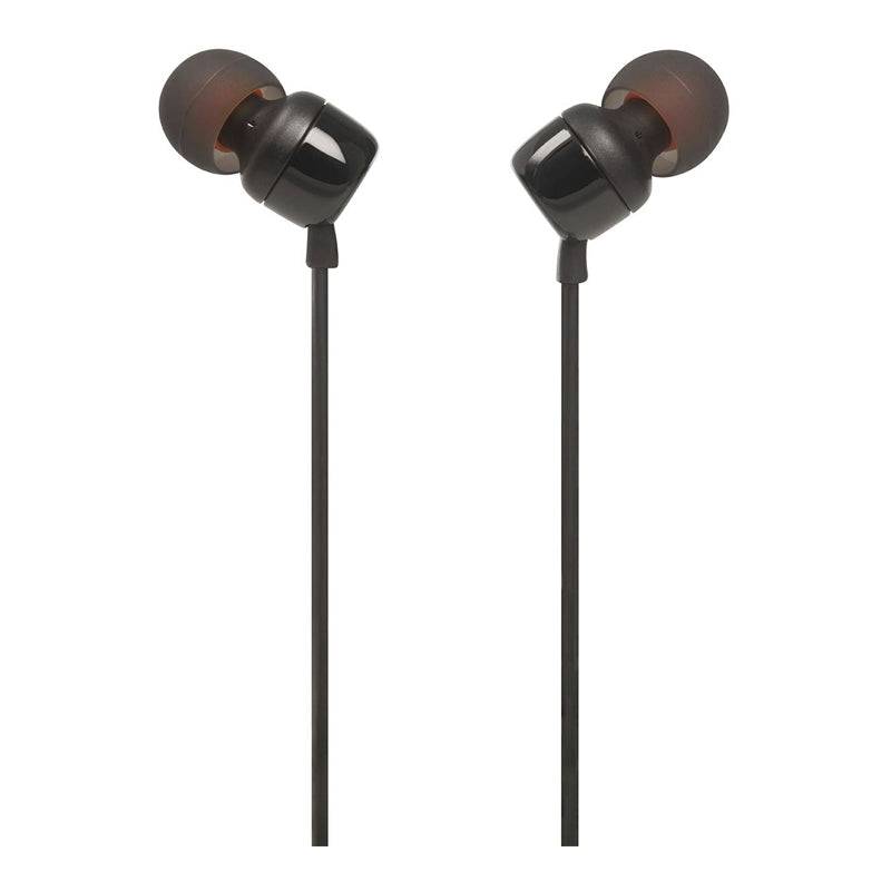 JBL Tune 110 Earphones - 3.5 mm / In-ear / Wired / Black