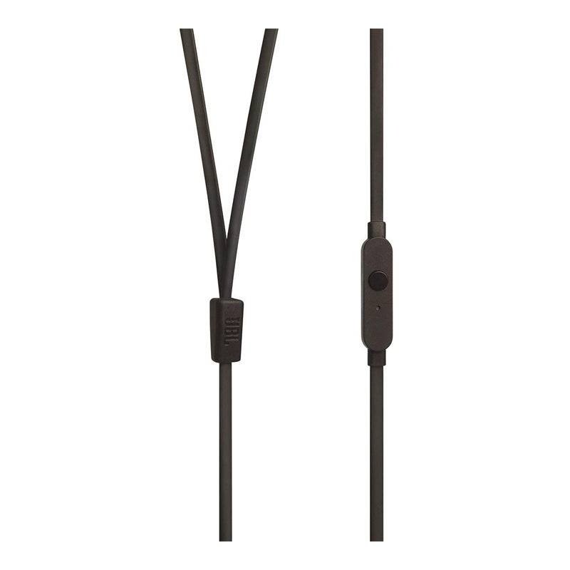 JBL Tune 110 Earphones - 3.5 mm / In-ear / Wired / Black