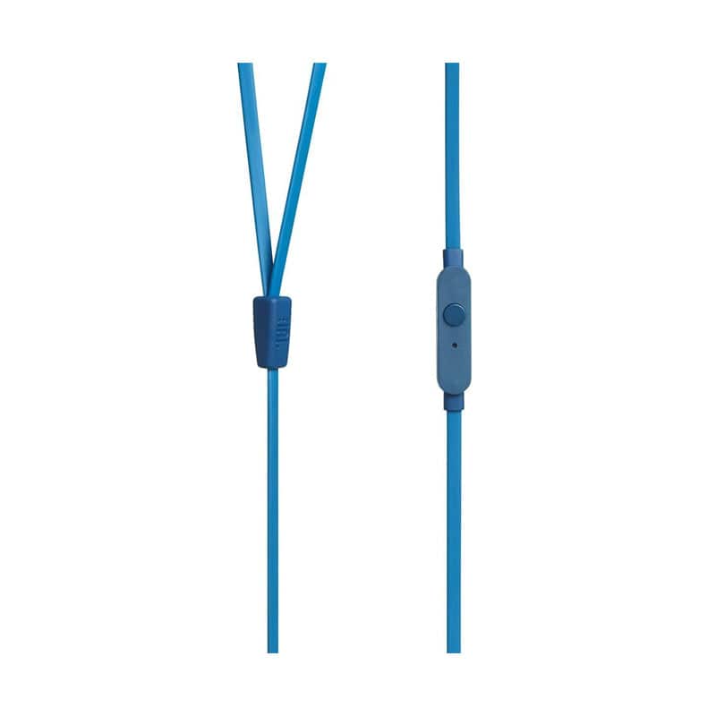 JBL Tune 110 Earphones - 3.5 mm / In-ear / Wired / Blue