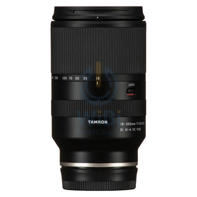 شفاط تامورون B061S Vxd Vxd عدسة لسوني E (Aps-C) مع غطاء محرك السيارة - 18-300 مم F/3.5-6.3 / Di Iii-A Vc -كاميرات  أسود  > كاميرا عدسة DSLR