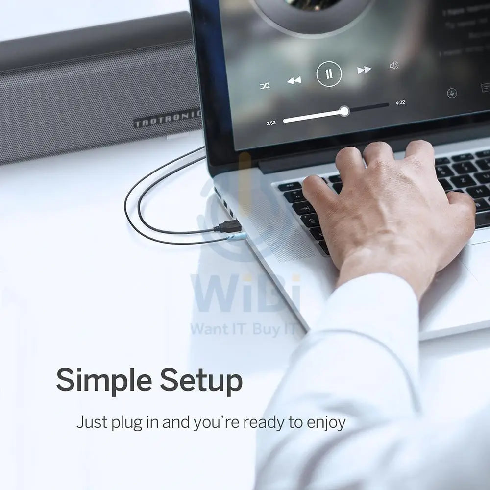 TaoTronics PC Sound Bar Wired Computer Speaker Accessories > Mobiles & Tablets