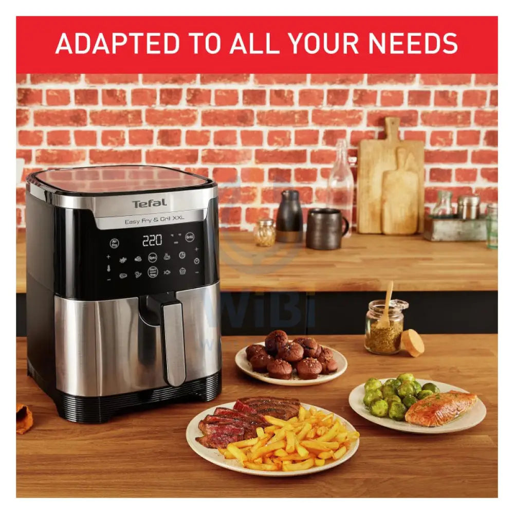 Tefal EY801D27-L Air Fryer and Grill XXL - 1830W / 6.2L Accessories > Smart Devices