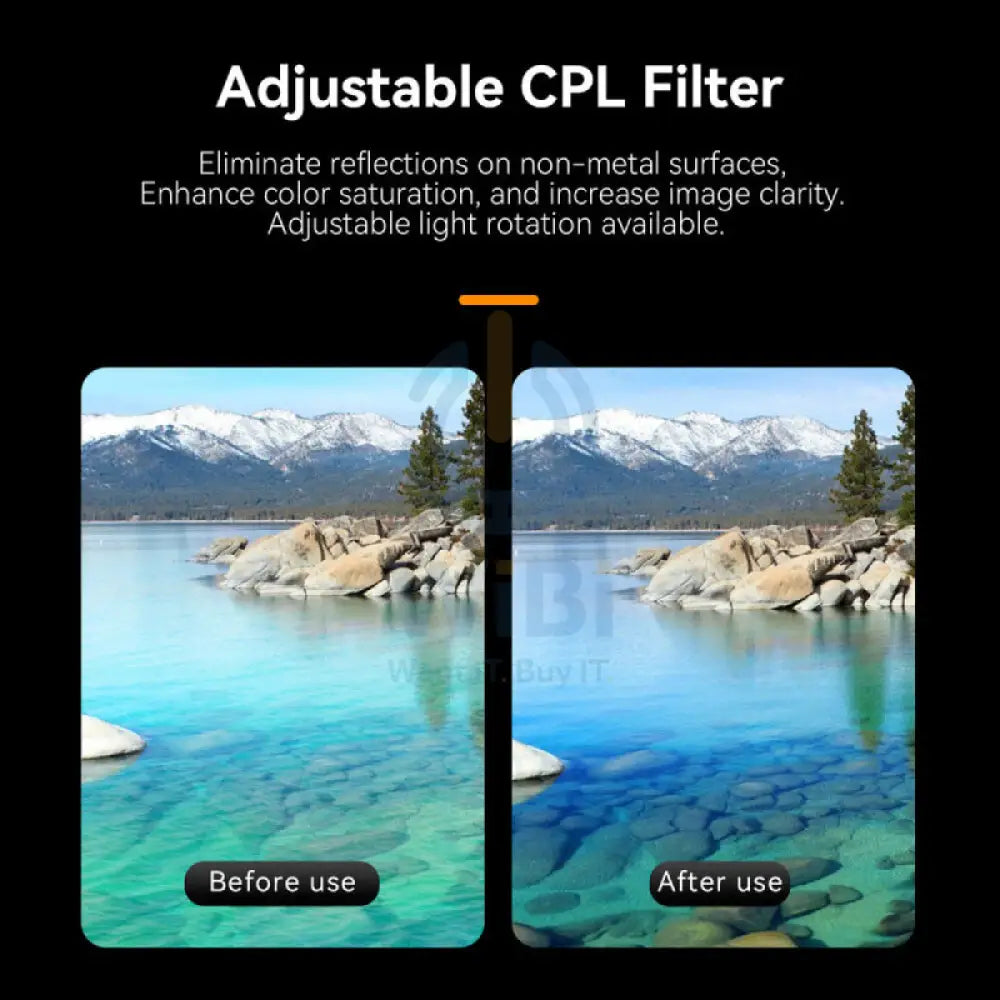 TELESIN CPL/ND 4-Filter Set for DJI Osmo Pocket 3 Accessories > Cameras