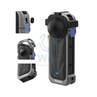 TELESIN Full Cage Protection for Insta360 X5 Accessories > Cameras