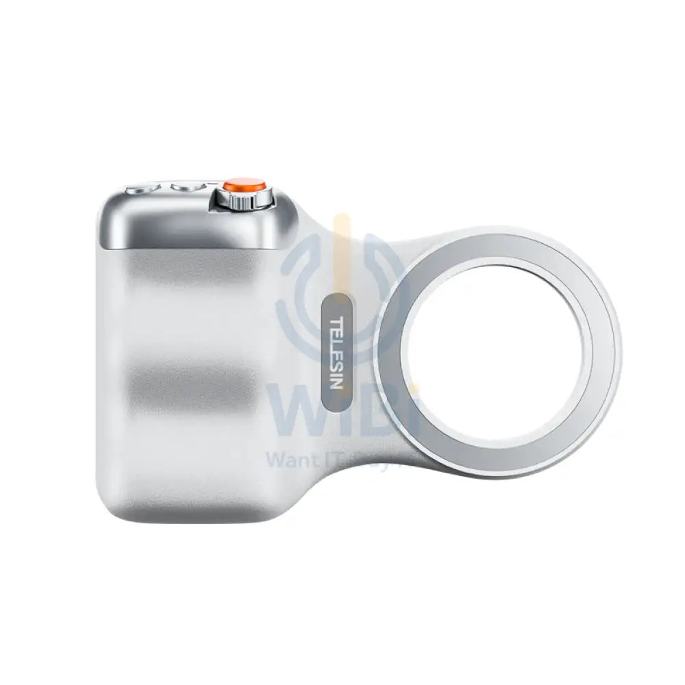 TELESIN Fun Shot Magnetic Grip - 130mAh / White Accessories > Mobiles & Tablets > Mobiles > Grips