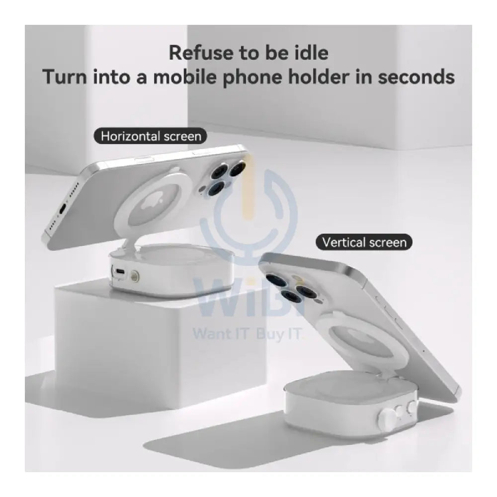 تيلسين مغناطيسي  مغناطيسي آيس كيوب RGB للهواتف الذكية - أبيض اكسسوارات > هواتف & تابلت > هواتف > مقابض