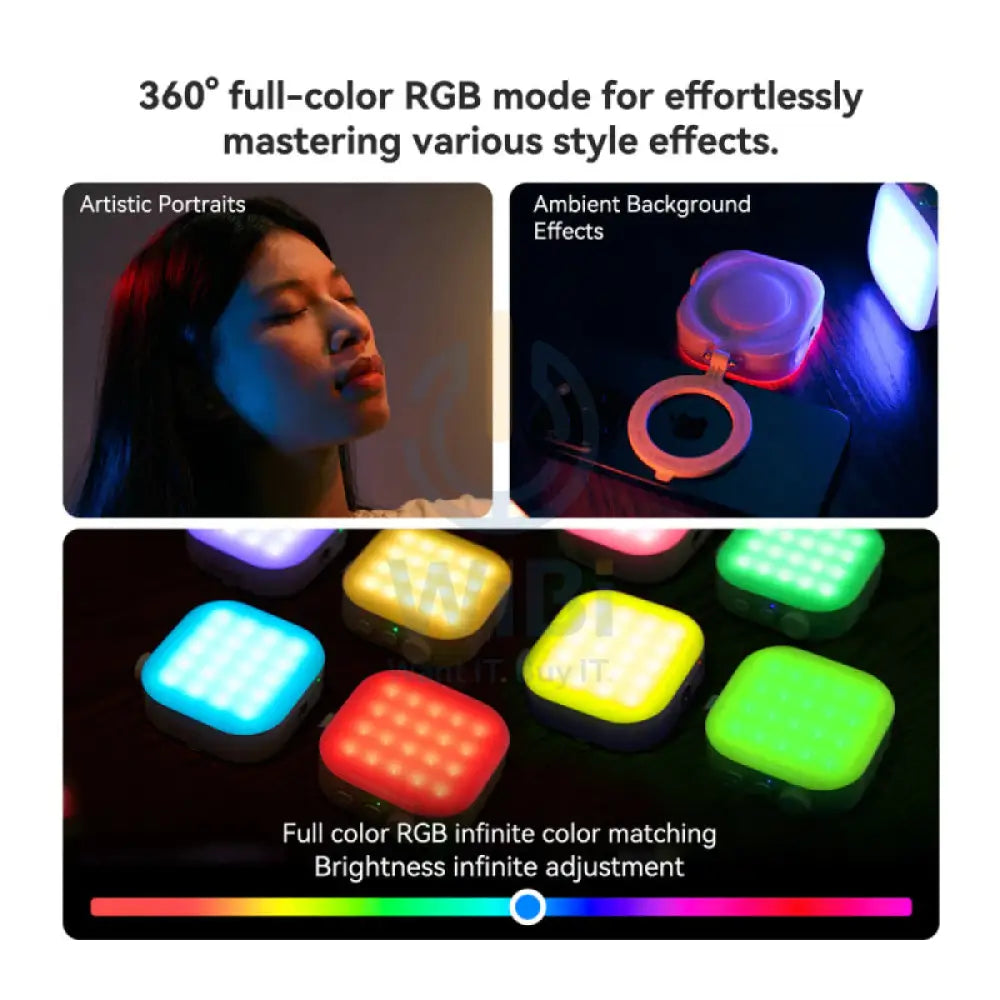 تيلسين مغناطيسي  مغناطيسي آيس كيوب RGB للهواتف الذكية - أبيض اكسسوارات > هواتف & تابلت > هواتف > مقابض