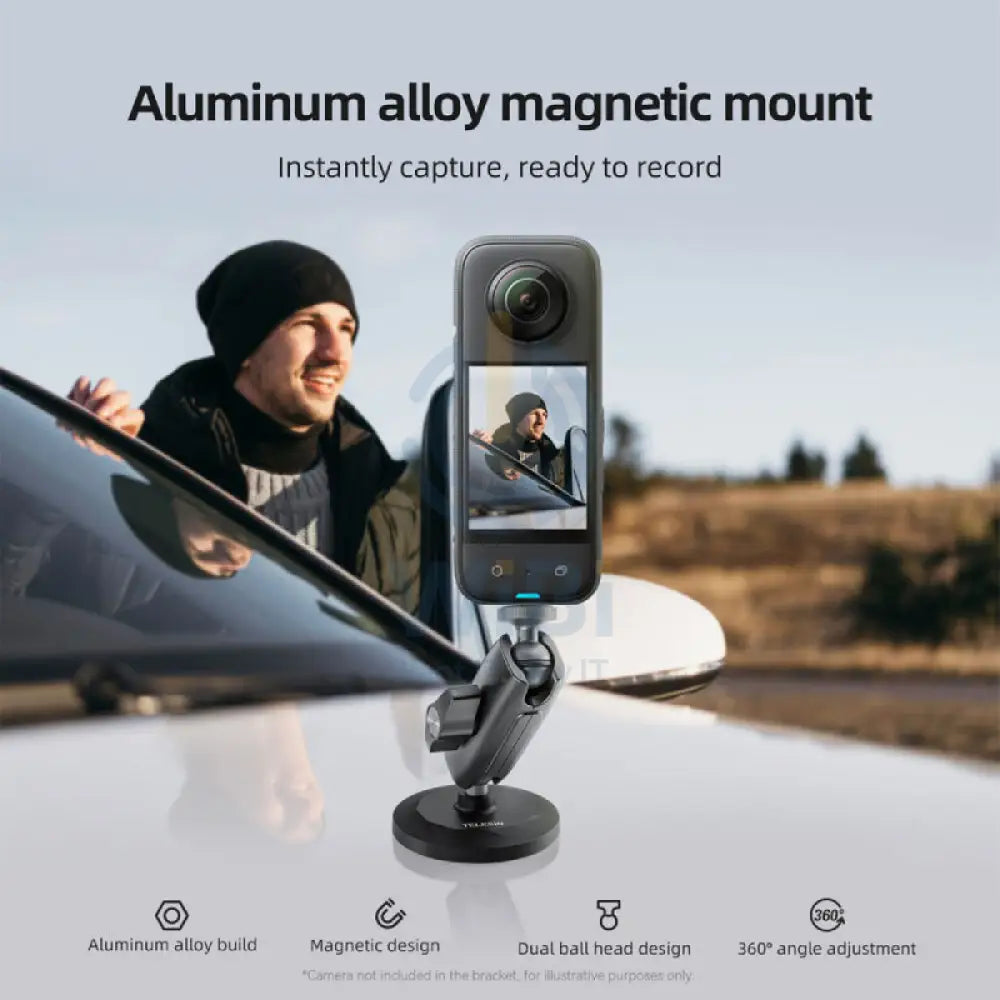 TELESIN Magnetic Mounting Base with Articulating Arm Accessories > Cameras