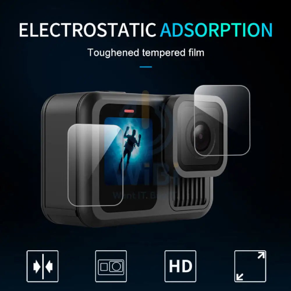 تيليسين صلب زجاج عدسة & طقم واقي كاميرات GoPro HERO13 - شفاف اكسسوارات > كاميرات