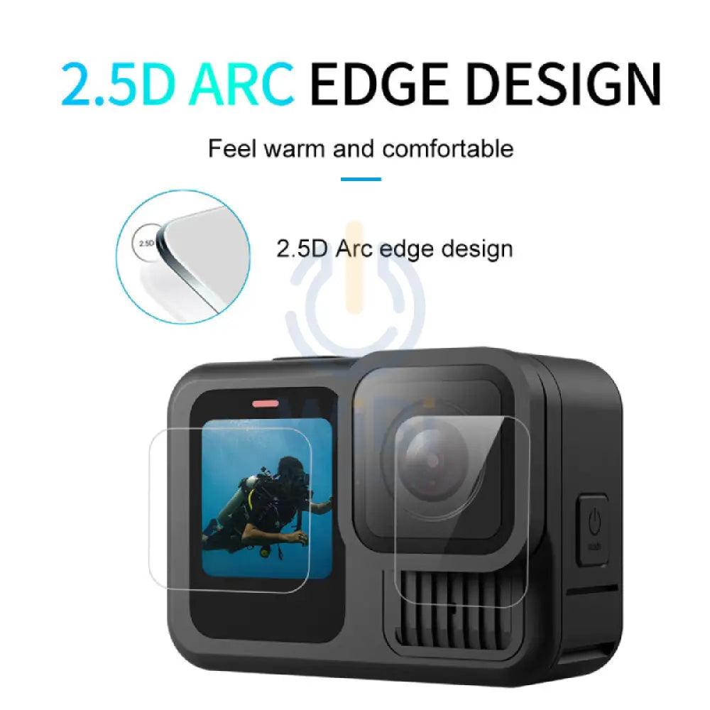 تيليسين صلب زجاج عدسة & طقم واقي كاميرات GoPro HERO13 - شفاف اكسسوارات > كاميرات