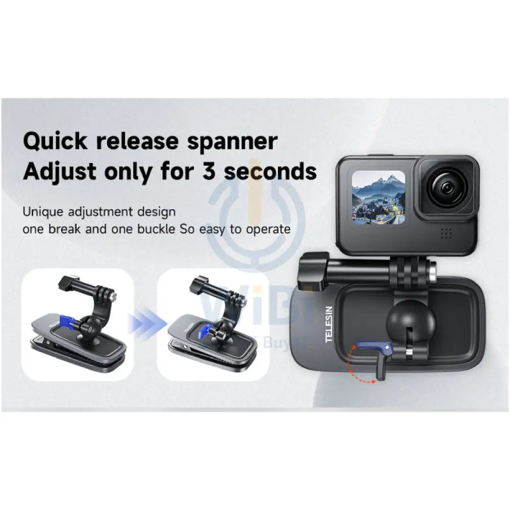 تيلسين تمت ترقيته مغناطيسي عالمي حقيبة ظهر مشبك لجوبرو اكسسوارات  كاميرات > مشابك كاميرات