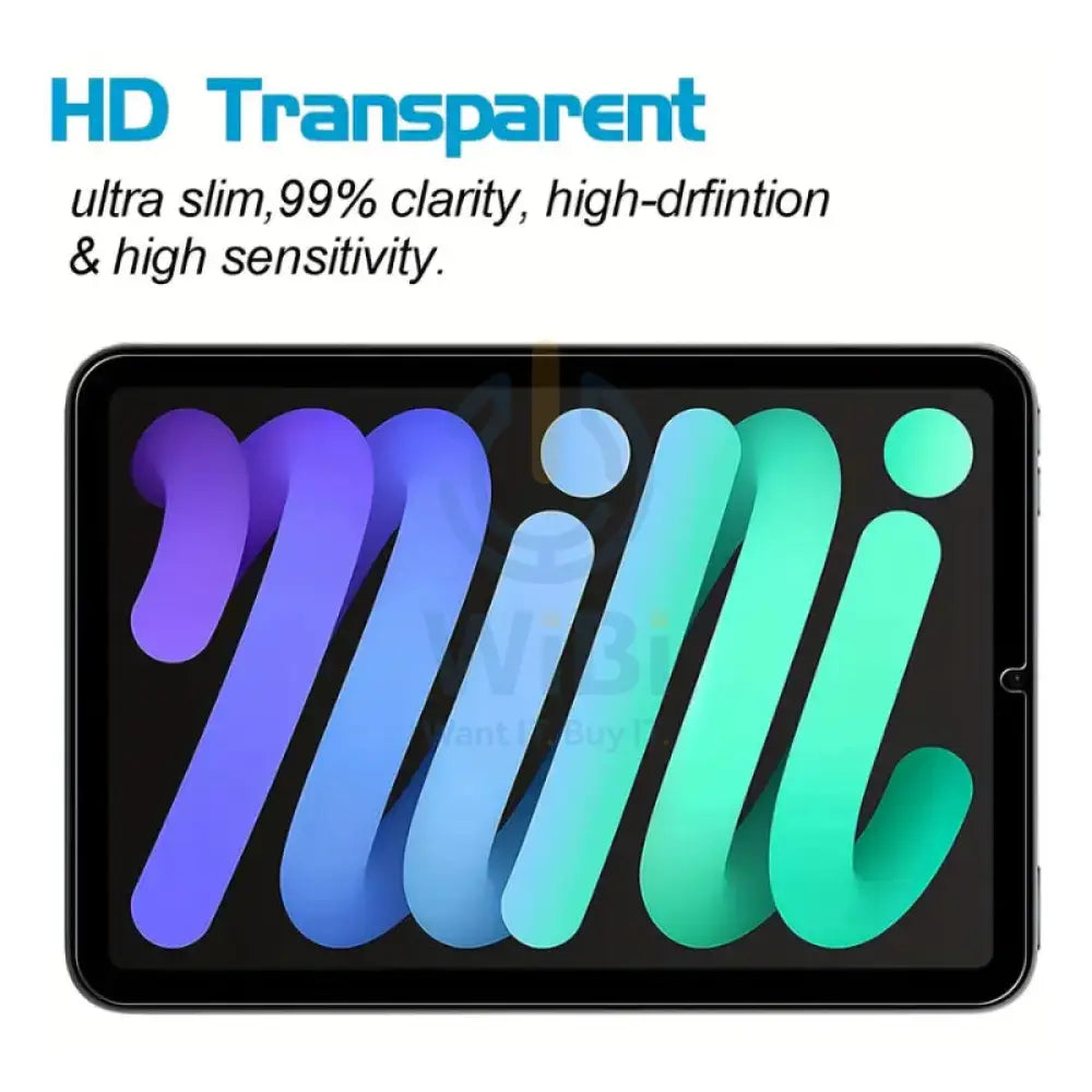 زجاج  حاميزجاج شاشة  اكسسوارات لـ ايباد ميني (A17 برو) ميني 7 8.3 بوصة