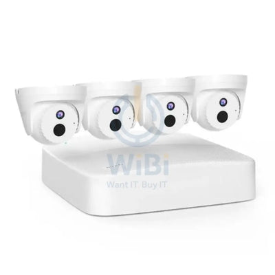Tenda 4 Channel PoE HD Video Security Kit Cameras > Security Cameras