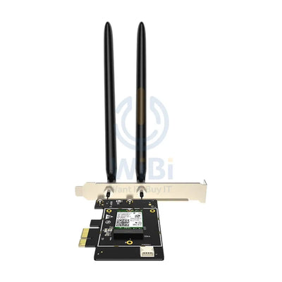 Tenda E33 (AX5400) Tri-band Gigabit Wi-Fi 6E PCI-E Adapter - 6GHz(2402) / PCI Express Networking Products > Network Card