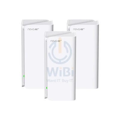 Tenda MX21 Pro (AXE5700) Whole Home Mesh Wi-Fi 6E System - 6GHz(2402Mbps) / LAN (3-Pack) Networking Products > Routers