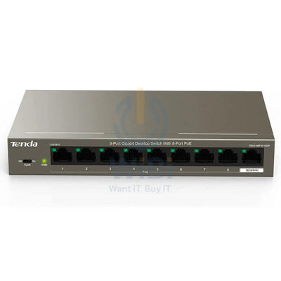 Tenda TEG1109P-8-102W 9-Port Gigabit Ethernet Kuwait Networking Products > Switches