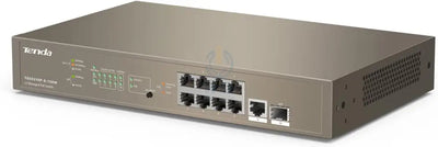 Tenda TEG5310P Managed 3 Layer Gigabit PoE Switch Enterprise 10 Port PoE Switch with 8 x PoE + @ 150W 1 x GE Port & 1 x