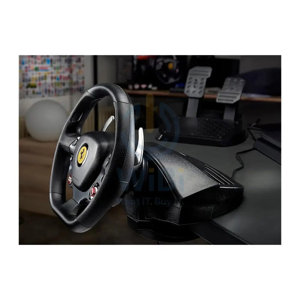 ثراست ماستر T80 فيراري 488 GTB إصدار 488 GTB للسباقات دولاب - أسود اكسسوارات > وحدات التحكم في الألعاب >منطقة الألعاب