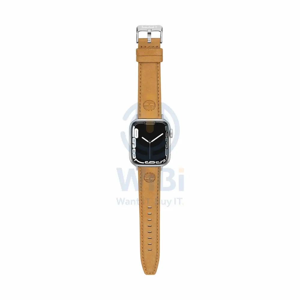 Timberland Lacandon Apple Watch Ultra/45/44/42mm Smart Watch 22mm Leather Strap - Wheat Leather Accessories > Smart