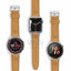 Timberland Lacandon Apple Watch Ultra/45/44/42mm Smart Watch 22mm Leather Strap - Wheat Leather Accessories > Smart