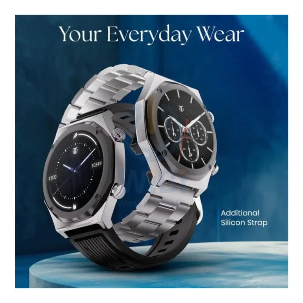 TITAN Maestro Smart Watch - 1.43’’AMOLED / Bluetooth / Black/Rose Gold Bezel Smart Watches