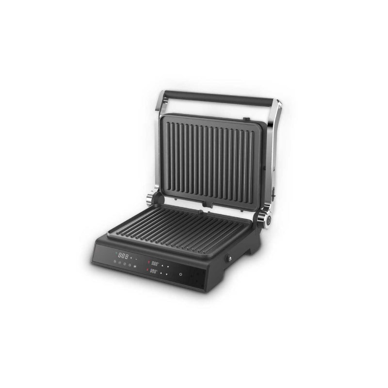 Porodo Lifestyle Electric Grill - Digital Touch / Independent Dual Plate Controls / Black