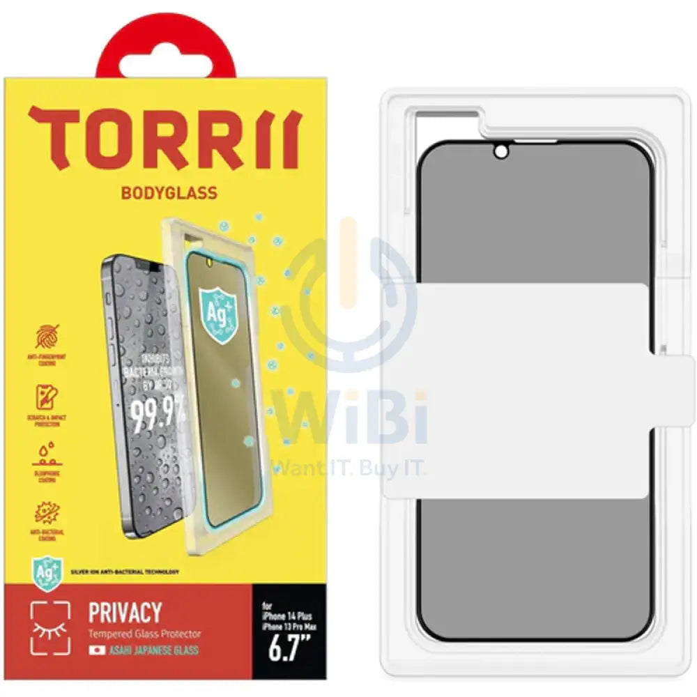 Torrii Bodyglass Screen Protector For Apple iPhone 14 Plus - Full Privacy Accessories > Mobiles & Tablets > Mobiles >