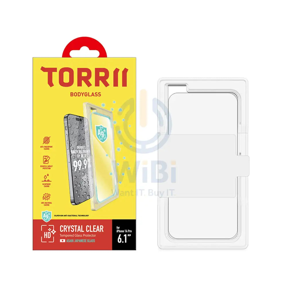 Torrii Bodyglass Screen Protector For iPhone 14 - Clear Accessories > Mobiles & Tablets > Mobiles > Screen Protectors