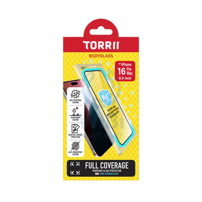 Torrii Bodyglass Screen Protector Tempered Glass - Apple iPhone 16 Pro Max (6.9”) / Black Accessories > Mobiles &