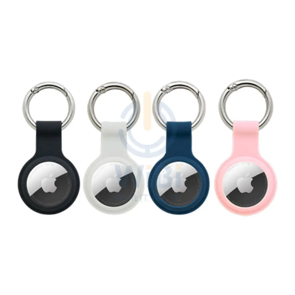 Torrii Bonjelly Silicone Key Ring For Apple Airtag - Combo Pack (Black/White/Blue/Pink) Accessories > Mobiles & Tablets