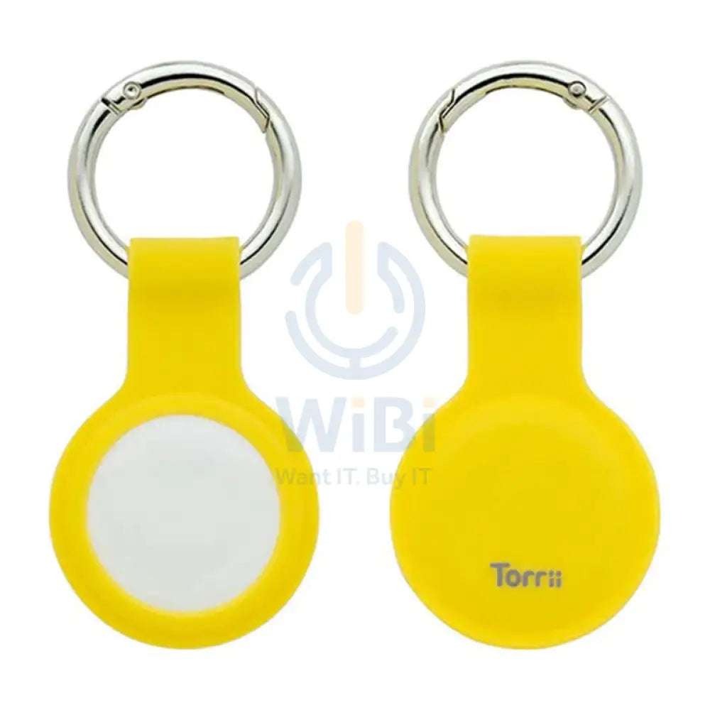 Torrii Bonjelly Silicone Key Ring For Apple Airtag - Yellow Accessories > Mobiles & Tablets