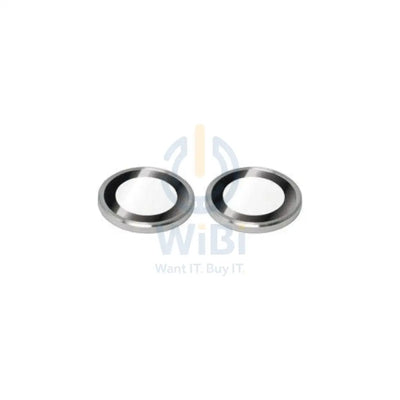 Torrii Individual Aluminium Ring Camera Lens Protector - Apple iPhone 15 Pro / Apple iPhone 15 Pro Max / Silver